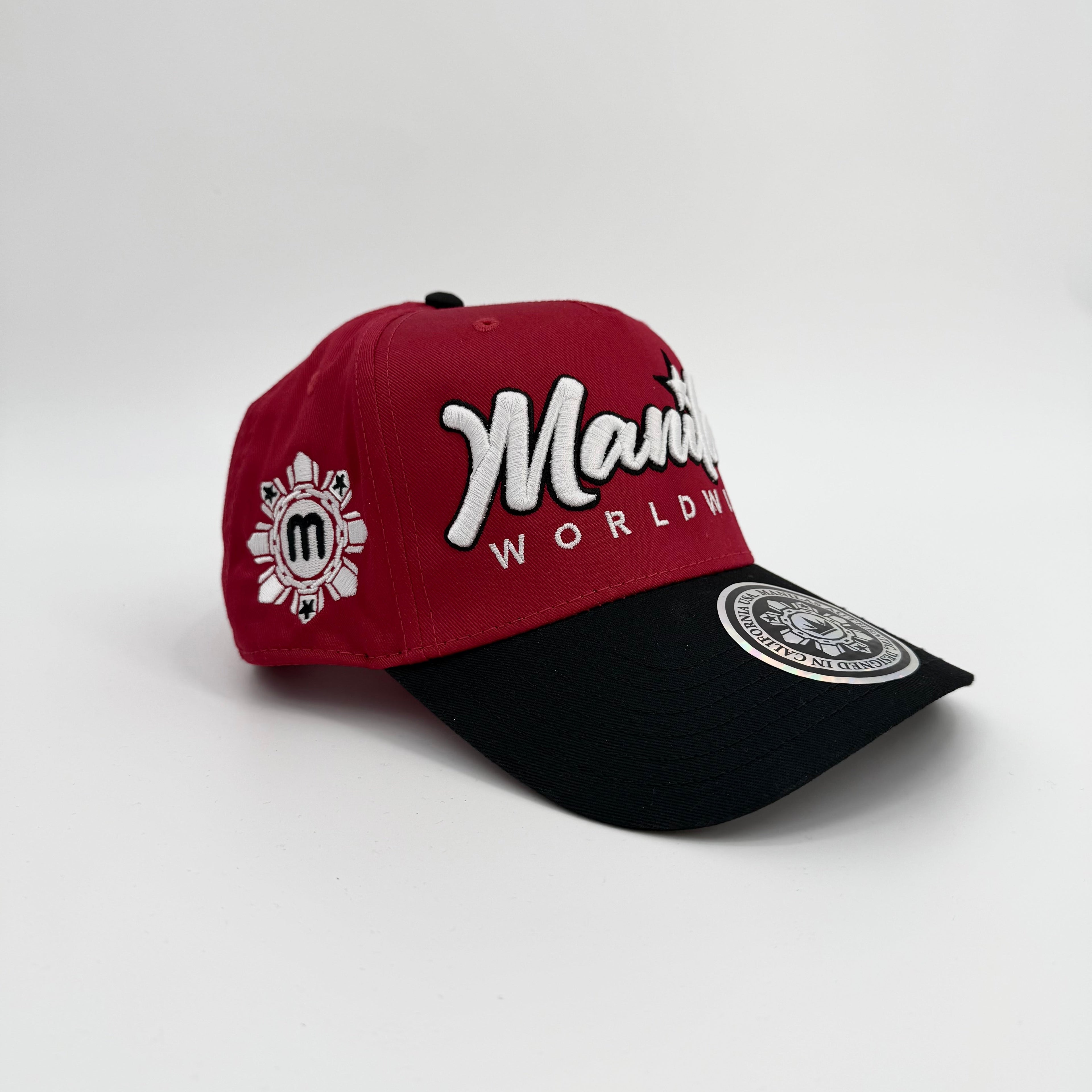 Manilas Snapback Red/Blk