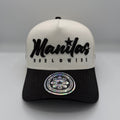Manilas Script Snapback Drk Charcoal/ Natural