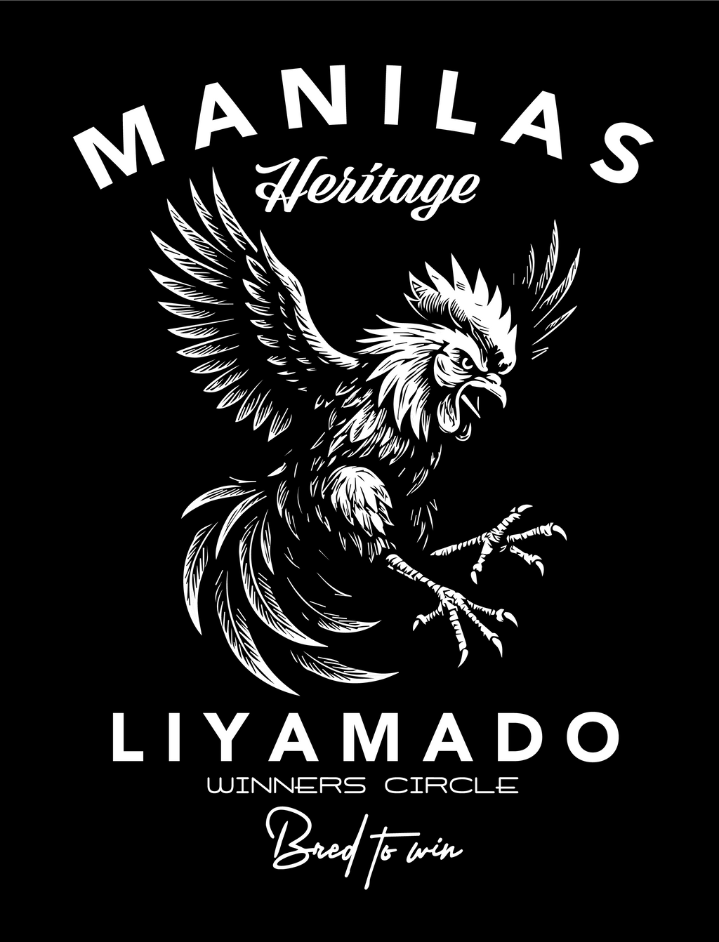 Manilas Liyamado Black Tee
